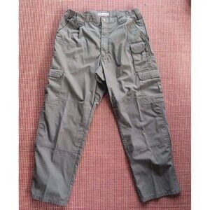 5.11 Tactical Taclite Pro Ripstop Pants Men 34X30 Green 74273 Cargo Workwear EMS